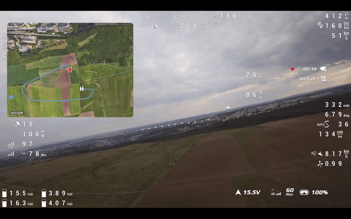 Player map overlay being opened, moved, and resized